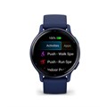 Умные часы Garmin VIVOACTIVE 5 синие с металлически-синим безелем и силиконовым ремешком 010-02862-12 2456 - фото 9597