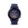Умные часы Garmin VIVOACTIVE 5 синие с металлически-синим безелем и силиконовым ремешком 010-02862-12 2456 - фото 9598