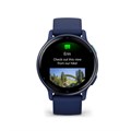 Умные часы Garmin VIVOACTIVE 5 синие с металлически-синим безелем и силиконовым ремешком 010-02862-12 2456 - фото 9600