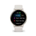 Умные часы Garmin VIVOACTIVE 5 цвета слоновой кости с золотистым безелем и силиконовым ремешком  010-02862-11 2457 - фото 9613