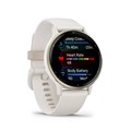 Умные часы Garmin VIVOACTIVE 5 цвета слоновой кости с золотистым безелем и силиконовым ремешком  010-02862-11 2457 - фото 9614