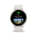 Умные часы Garmin VIVOACTIVE 5 цвета слоновой кости с золотистым безелем и силиконовым ремешком  010-02862-11 2457 - фото 9616