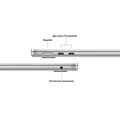 Apple MacBook Air 15" (M3, 8C CPU/10C GPU, 2024), 8 ГБ, 256 ГБ SSD, «серебристый» MRYP3 2491 - фото 9805