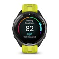 Часы Garmin Forerunner 965 черные,  темно-серый DLC титановый безель, с желто-черным ремешком  010-02809-12 2516