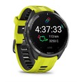 Часы Garmin Forerunner 965 черные,  темно-серый DLC титановый безель, с желто-черным ремешком  010-02809-12 2516